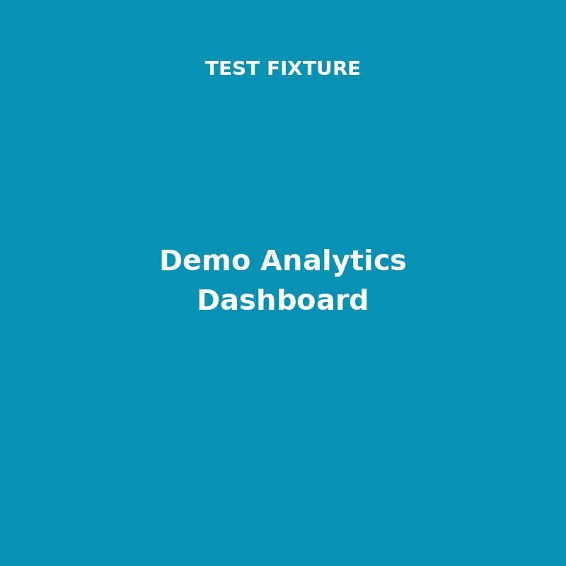 Placeholder image for fixture: Demo Analytics Dashboard